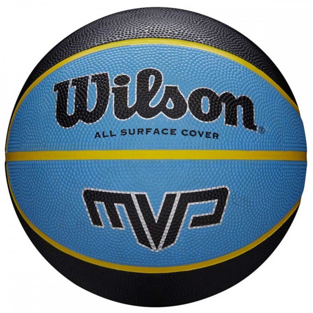 PIŁKA DO KOSZYKÓWKI WILSON MVP R.7 czarno-niebieska
