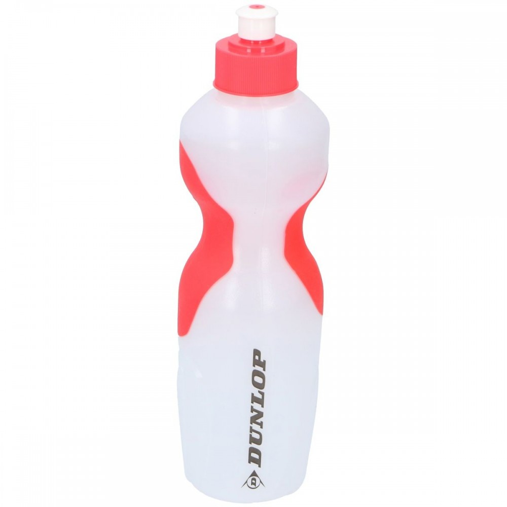 BIDON ROWEROWY SPORTOWY PROFILOWANY FITNESS 650ML DUNLOP - CZERWONY