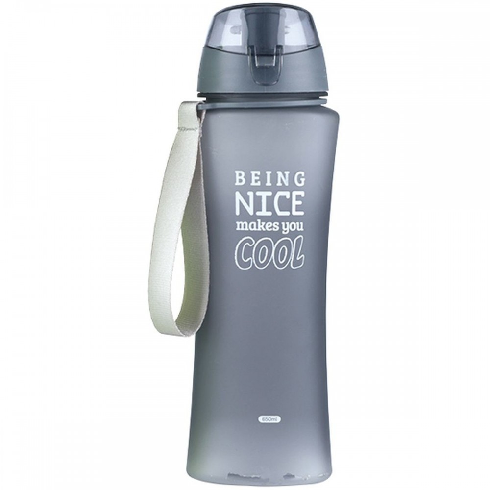 BIDON BUTELKA SPORTOWA 640ML - SZARY