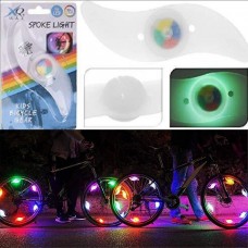 OŚWIETLEIE ROWEROWE NA SZPRYCHY 125MM LED