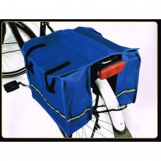 SAKWA TORBA ROWEROWA PODWÓJNA NA BAGAŻNIK 26L DUNLOP- NIEBIESKI