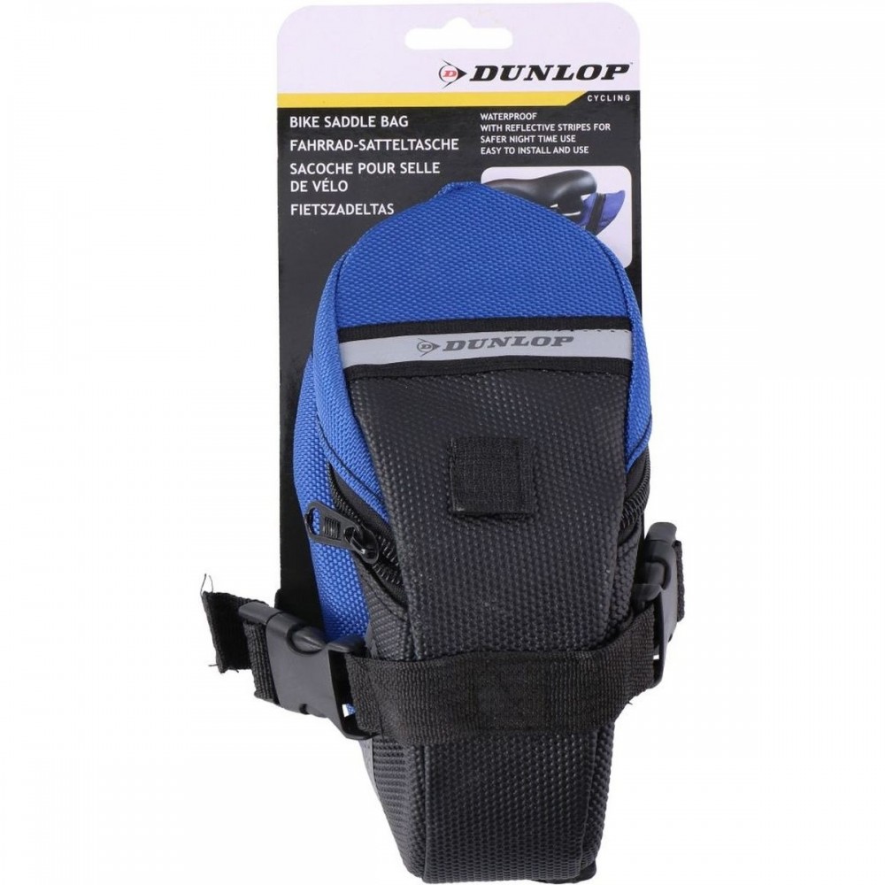 SAKWA TORBA ROWEROWA POD SIODŁO NA RZEPY DUNLOP NIEBIESKA
