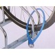 ZAPIĘCIE ROWEROWE SPIRALNE NA KLUCZ 1.2x65CM DUNLOP - FIOLET