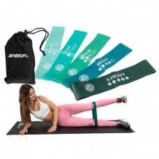 ZESTAW 5 GUM TAŚM GUM DO ĆWICZEŃ TPE MINT BAND ENERO FIT