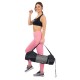 MATA FITNESS NBR ANTYPOŚLIZGOWA CIEMNO SZARA I TORBA EB FIT