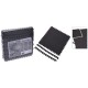 MATA PUZZLE PIANKOWE EVAKPL. 6SZT 10MM CZARNY