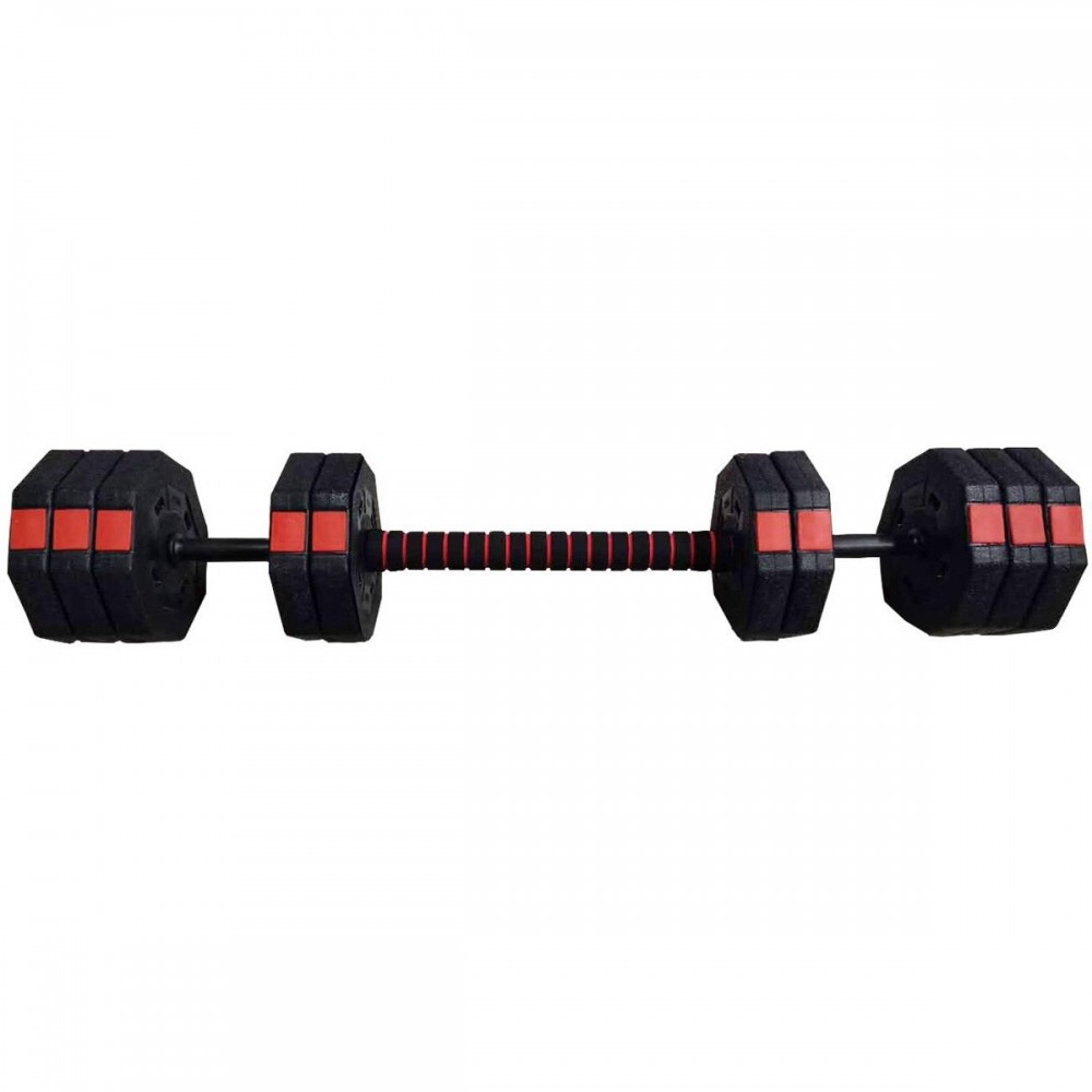 REGULOWANE HANTLE TRENINGOWE 2x15KG Z FUNKCJĄ SZTANGI EB FIT