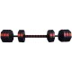 REGULOWANE HANTLE TRENINGOWE 2x15KG Z FUNKCJĄ SZTANGI EB FIT