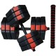 REGULOWANE HANTLE TRENINGOWE 2x15KG Z FUNKCJĄ SZTANGI EB FIT