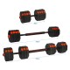 REGULOWANE HANTLE TRENINGOWE 2x15KG Z FUNKCJĄ SZTANGI EB FIT