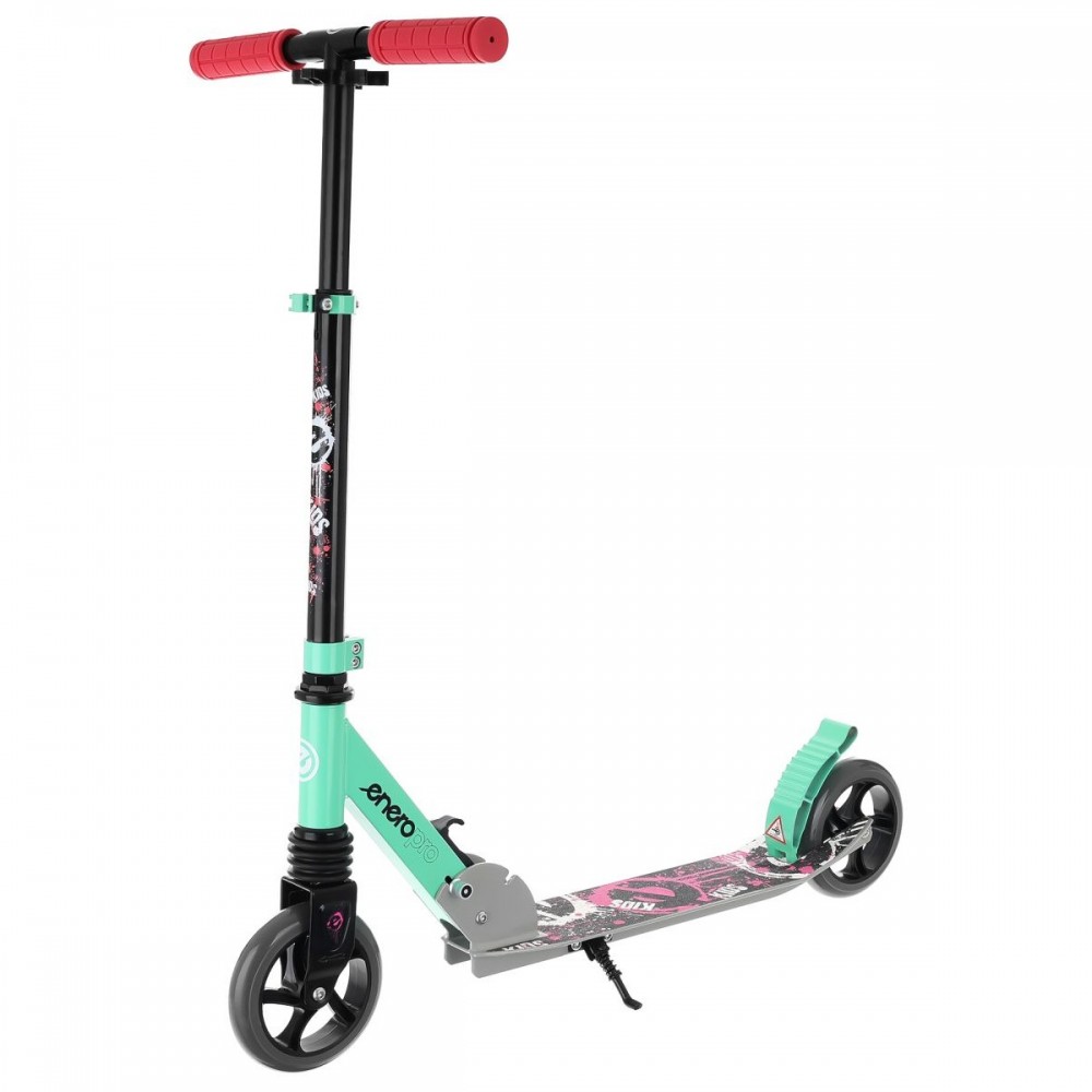 HULAJNOGA 145MM ENERO PRO KID RÓŻOWO-ZIELONA