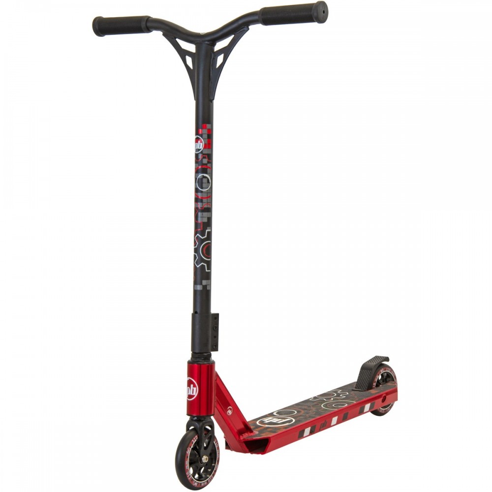 HULAJNOGA PB STUNT 110MM GEAR CZERWONY METALIC