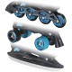 ROLKI WROTKI ŁYŻWY ENERO LEMON 3W1 34-37 black/blue