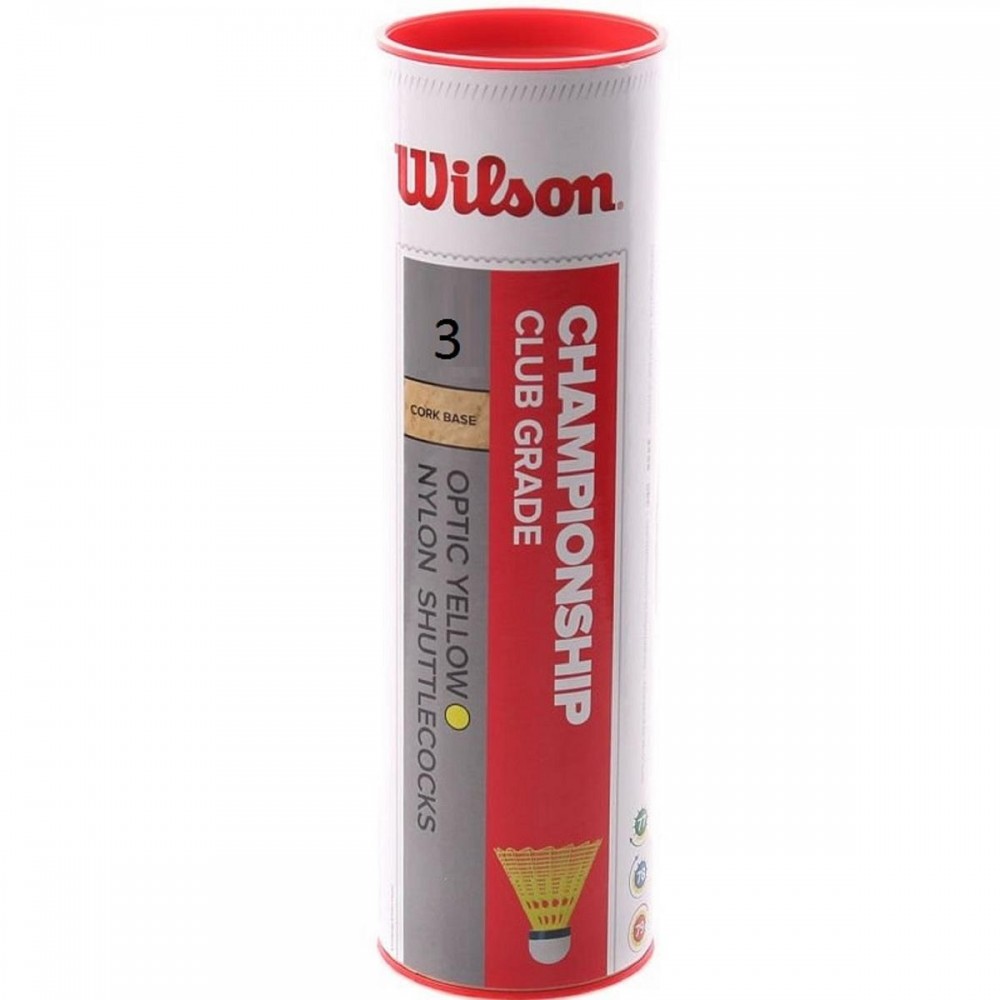 LOTKA BADMINTON NYLON WILSON CHAMPIONSHIP TUBA 3SZT NEONOWA 79