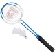 ZESTAW DO BADMINTONA W POKROWCU DONNAY 102 NIEBIESKI 6w1