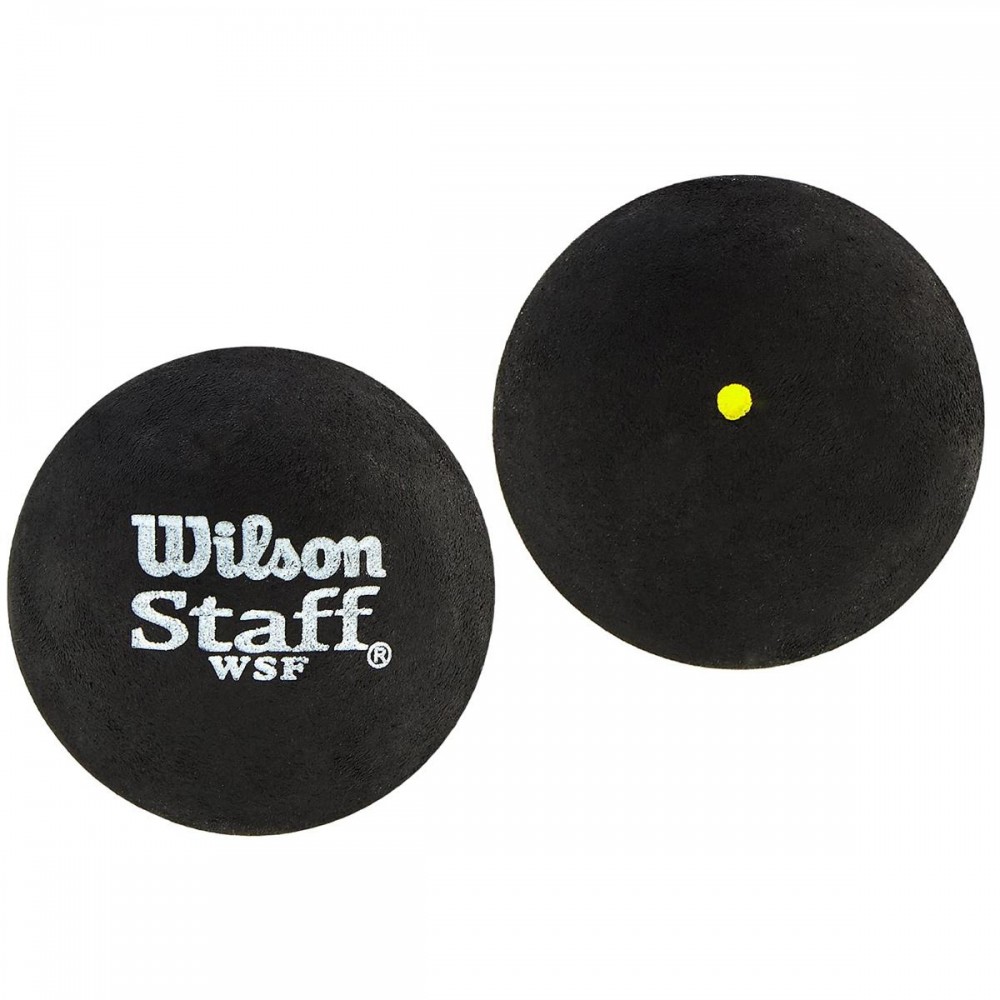 PIŁKA DO SQUASHA WILSON STAFF 2SZT SINGLE YELLOW DOT SLOW
