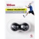PIŁKA DO SQUASHA WILSON STAFF 2SZT SINGLE YELLOW DOT SLOW