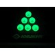 PIŁECZKI DO TENISA STOŁOWEGO DONIC JADE 40 GLOW INTHEDARK 6SZT.