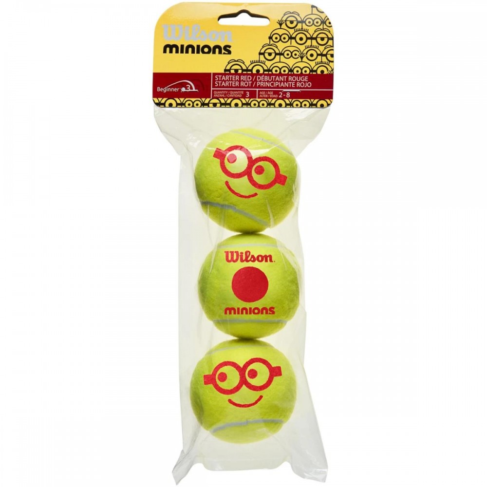 PIŁKA TENIS ZIEMNY WILSON STARTER RED MINIONS 3SZT ITF