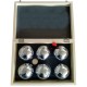 KULE DO GRY 6SZT- BOULE PETANQUE WALIZKA DREWNIANA ENERO