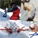 ŚNIEŻKOMAT- SNOWBALL DO ROBIENIA KULEK ŚNIEŻNYCH POJEDYNCZY CZERWONY