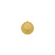 Medal złoty ogólny z miejscem na emblemat 25 mm - medal stalowy