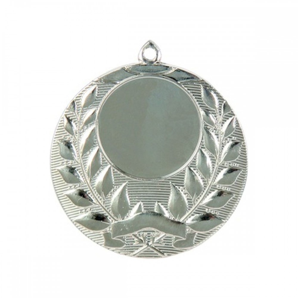 Medal srebrny ogólny z miejscem na emblemat 25 mm - medal stalowy