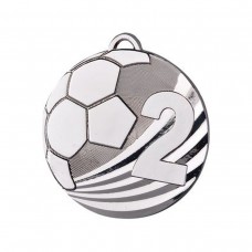 Medal zamak srebrny piłka nożna