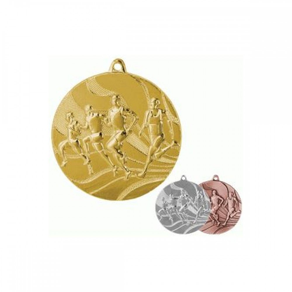 Medal złoty- biegi - medal stalowy