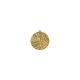 Medal złoty biathlon z miejscem na emblemat 25 mm - medal stalowy