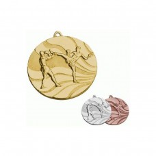 Medal złoty- kick boxing - medal stalowy