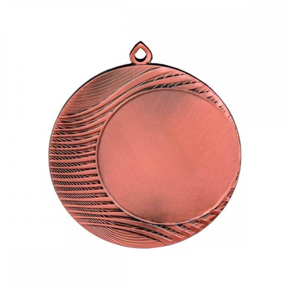 Medal brązowy ogólny z miejscem na emblemat 50 mm - medal stalowy