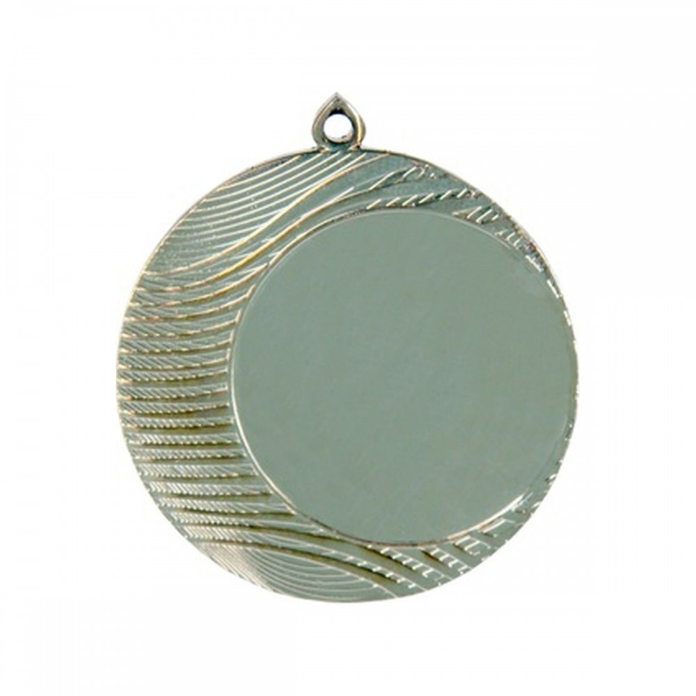 Medal srebrny ogólny z miejscem na emblemat 50 mm - medal stalowy