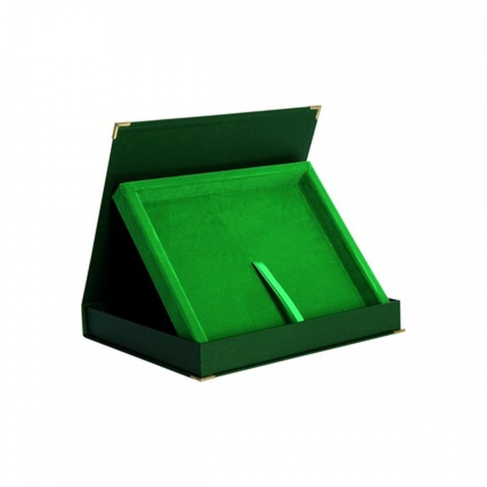 Etui z tworzywa sztucznego poziome w kolorze zielonym - na deskę 230x180