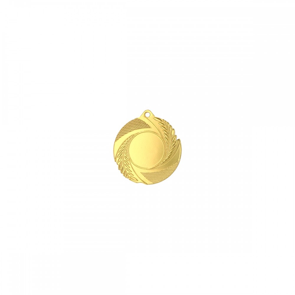 Medal złoty ogólny z miejscem na emblemat 25 mm - medal stalowy