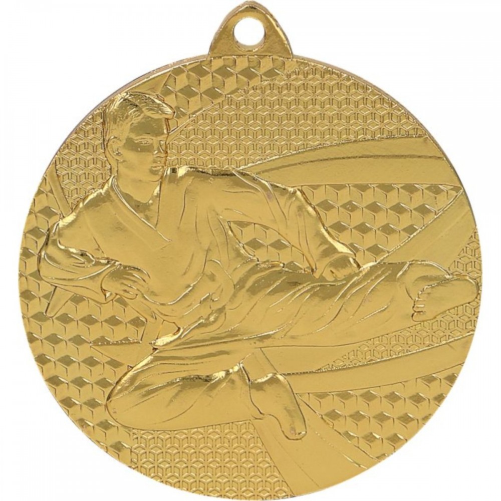 Medal złoty- karate - medal stalowy