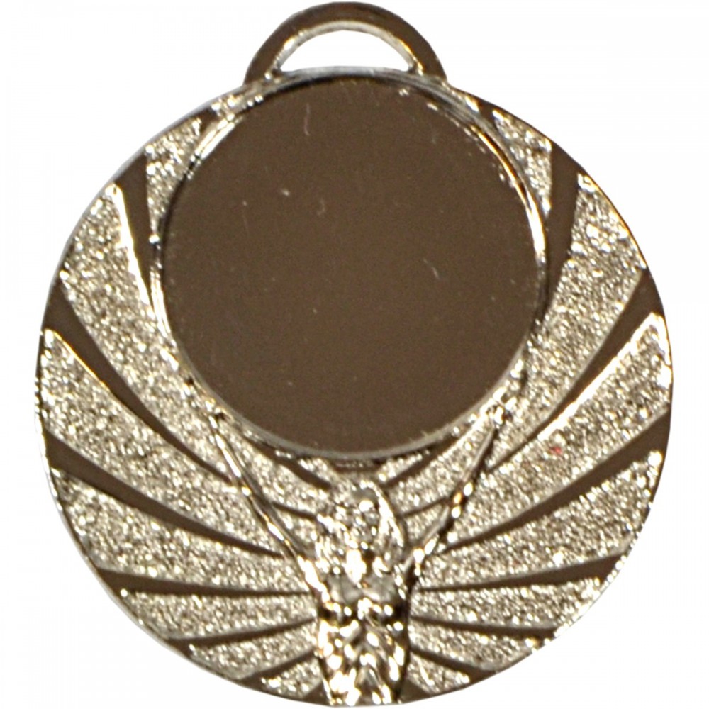 MEDAL OGÓLNY MD13045 - SREBRNY Z MIEJSCEM NA EMBLEMAT