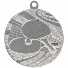 Medal srebrny - tenis stołowy - medal stalowy