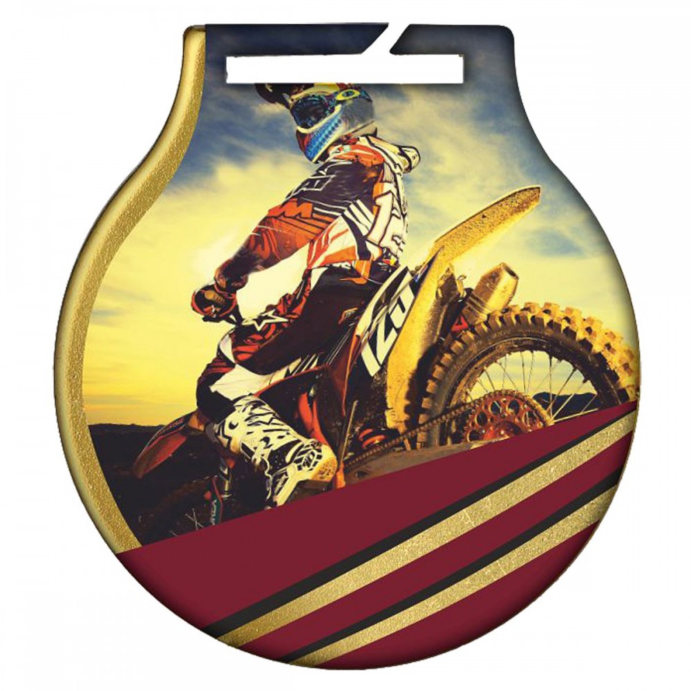 MEDAL STALOWY Q-MedalsMOTOCROSS MC61
