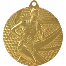Medal złoty- biegi - medal stalowy