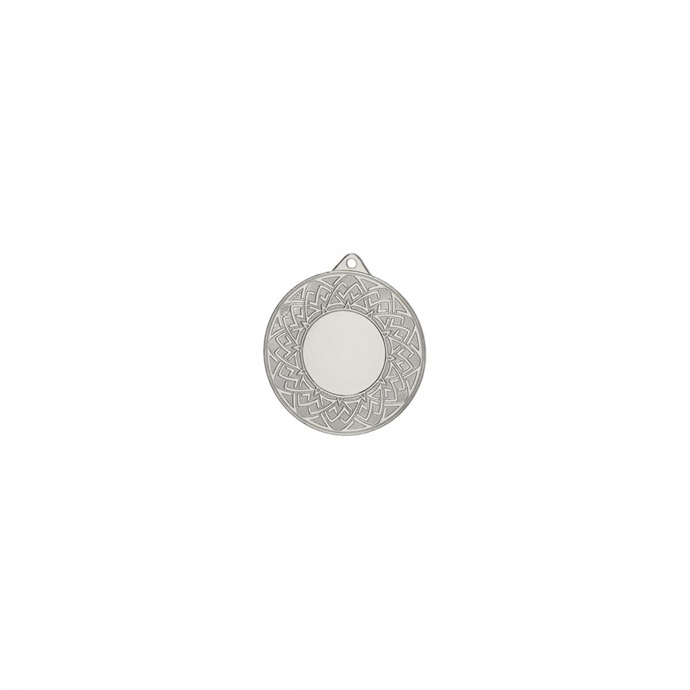 Medal srebrny ogólny z miejscem na emblemat 25 mm - stalowy