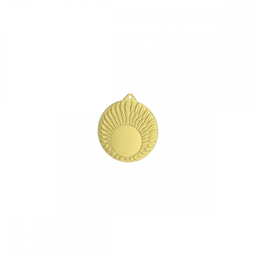 Medal złoty ogólny z miejscem na emblemat 25 mm - stalowy