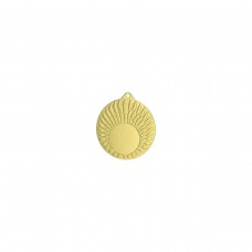 Medal złoty ogólny z miejscem na emblemat 25 mm - stalowy