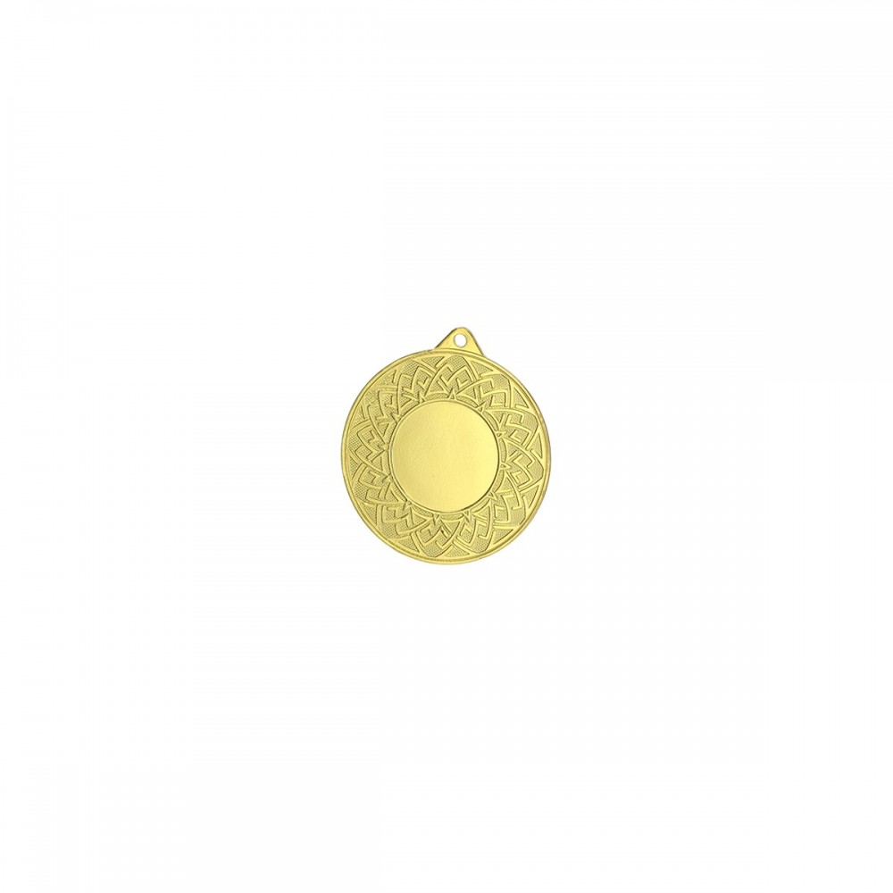 Medal złoty ogólny z miejscem na emblemat 25 mm - stalowy