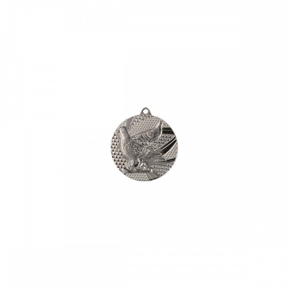 Medal srebrny gołąb - medal stalowy