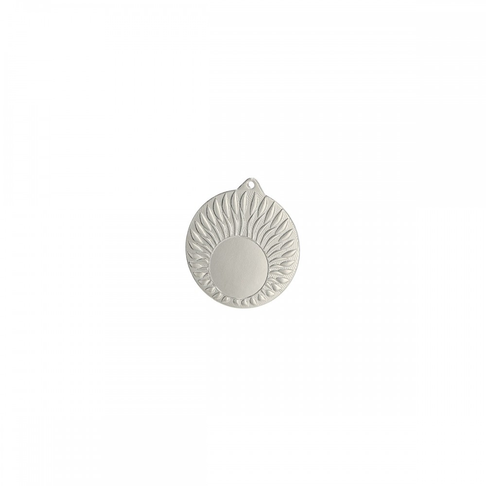 Medal srebrny ogólny z miejscem na emblemat 25 mm - stalowy