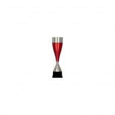 Puchar metalowy czerwono -srebrny