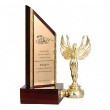 Trofeum z tworzywa sztucznego grawerowane + F330B