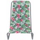 LEŻAK OGRODOWO - PLAŻOWY SKŁADANY I TORBA FLOWERS 47461