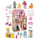 DOMEK DLA LALEK DREWNIANY LEDXXXL 60x33x90CM + 3 LALKI + 2 ZWIERZĄTKA
